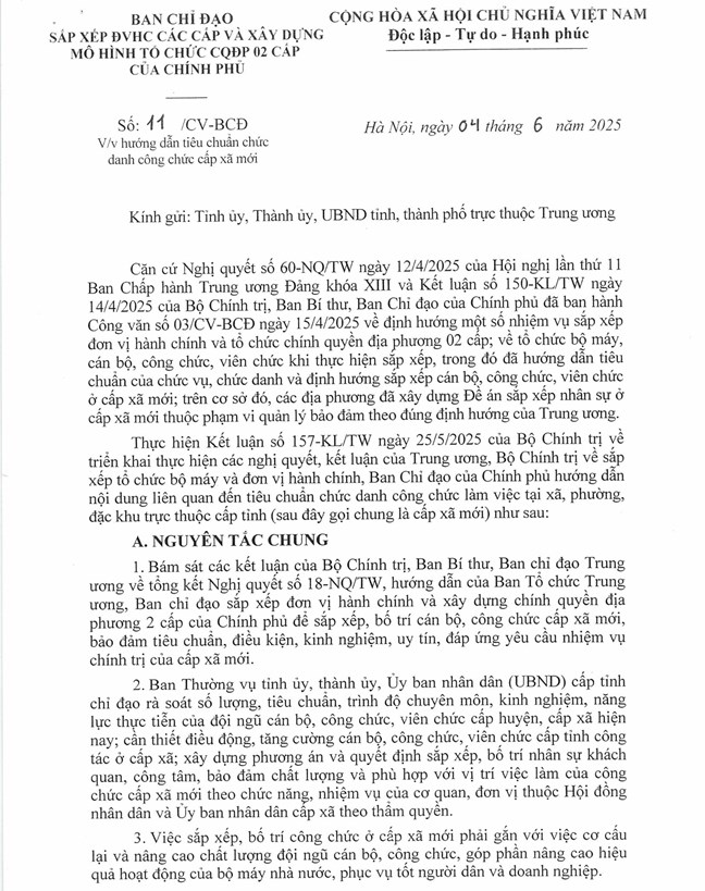 Hướng dẫn tiêu chuẩn chức danh công chức cấp xã mới- Ảnh 1.