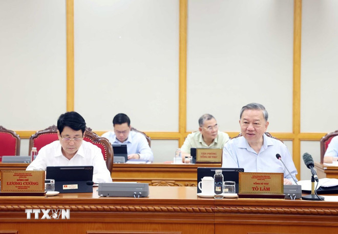 "Bố trí, sắp xếp cán bộ đúng nguyên tắc, không để phát sinh vấn đề phức tạp nội bộ"- Ảnh 1. "Bố trí, sắp xếp cán bộ đúng nguyên tắc, không để phát sinh vấn đề phức tạp nội bộ"- Ảnh 1.