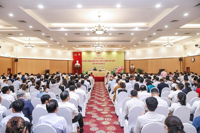 Hội nghị Ủy ban Trung ương MTTQ Việt Nam lần thứ tư, khóa X, nhiệm kỳ 2024-2029- Ảnh 3. Hội nghị Ủy ban Trung ương MTTQ Việt Nam lần thứ tư, khóa X, nhiệm kỳ 2024-2029- Ảnh 3.