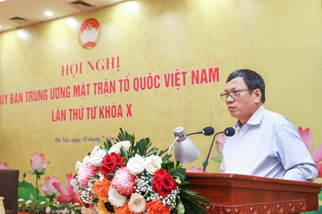 Hội nghị Ủy ban Trung ương MTTQ Việt Nam lần thứ tư, khóa X, nhiệm kỳ 2024-2029- Ảnh 7. Hội nghị Ủy ban Trung ương MTTQ Việt Nam lần thứ tư, khóa X, nhiệm kỳ 2024-2029- Ảnh 7.