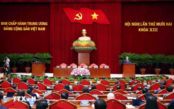 Thông báo Hội nghị lần thứ 12 Ban Chấp hành Trung ương Đảng khóa XIII- Ảnh 2.