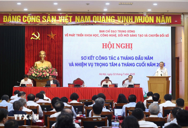Tổng Bí thư Tô Lâm: Ưu tiên các nhiệm vụ khoa học, công nghệ, đổi mới sáng tạo- Ảnh 2.