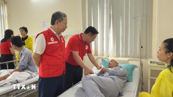 Khẩn trương tạm ứng bồi thường khách hàng gặp nạn trên tàu Vịnh Xanh 58- Ảnh 1. Khẩn trương tạm ứng bồi thường khách hàng gặp nạn trên tàu Vịnh Xanh 58- Ảnh 1.