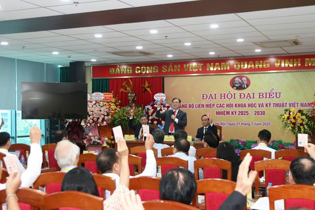 Đại hội Đảng bộ Liên hiệp các Hội Khoa học và Kỹ thuật Việt Nam nhiệm kỳ 2025-2030- Ảnh 4. Đại hội Đảng bộ Liên hiệp các Hội Khoa học và Kỹ thuật Việt Nam nhiệm kỳ 2025-2030- Ảnh 4.