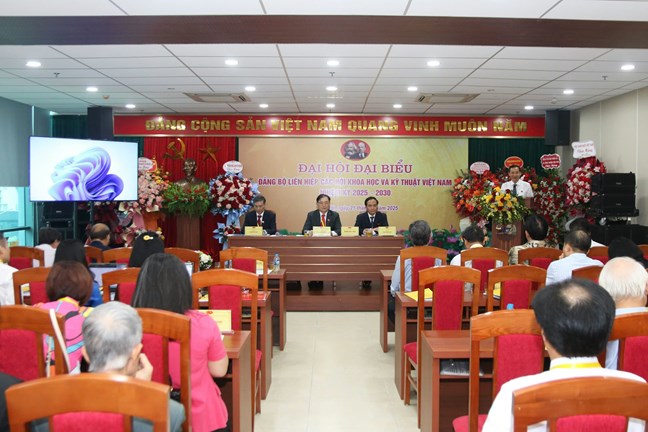 Đại hội Đảng bộ Liên hiệp các Hội Khoa học và Kỹ thuật Việt Nam nhiệm kỳ 2025-2030- Ảnh 2. Đại hội Đảng bộ Liên hiệp các Hội Khoa học và Kỹ thuật Việt Nam nhiệm kỳ 2025-2030- Ảnh 2.