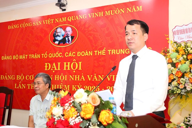 Đại hội Đảng bộ Cơ quan Hội Nhà văn Việt Nam lần thứ I, nhiệm kỳ 2025-2030- Ảnh 4.