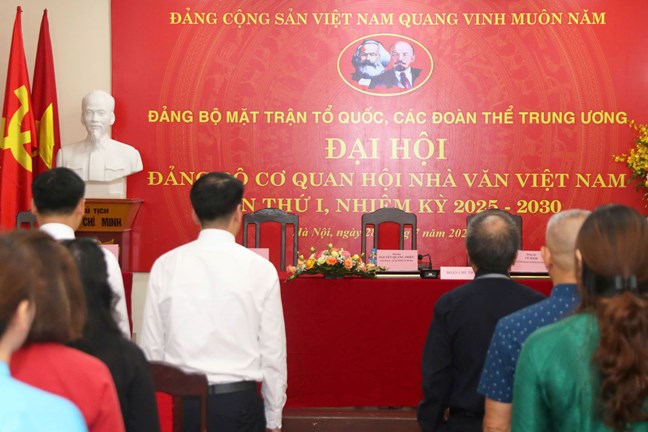 Đại hội Đảng bộ Cơ quan Hội Nhà văn Việt Nam lần thứ I, nhiệm kỳ 2025-2030- Ảnh 1.