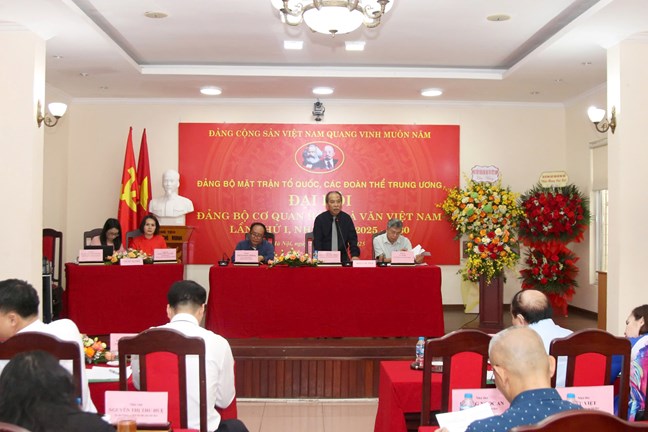 Đại hội Đảng bộ Cơ quan Hội Nhà văn Việt Nam lần thứ I, nhiệm kỳ 2025-2030- Ảnh 6.