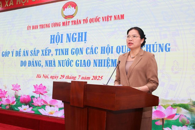 Góp ý đề án sắp xếp, tinh gọn các Hội quần chúng do Đảng, Nhà nước giao nhiệm vụ- Ảnh 2. Góp ý đề án sắp xếp, tinh gọn các Hội quần chúng do Đảng, Nhà nước giao nhiệm vụ- Ảnh 2.