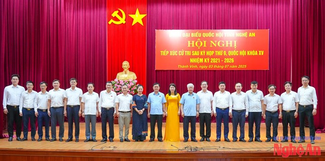 Chủ tịch UBTƯ MTTQ Việt Nam Đỗ Văn Chiến tiếp xúc cử tri tại Nghệ An sau kỳ họp thứ 9, Quốc hội khóa XV- Ảnh 7.