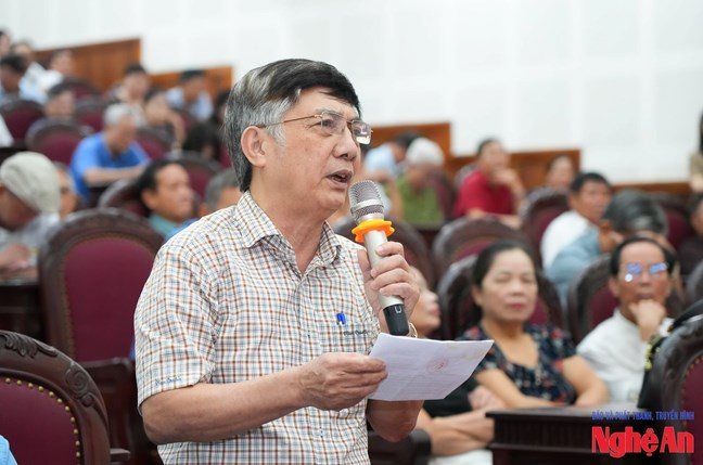 Chủ tịch UBTƯ MTTQ Việt Nam Đỗ Văn Chiến tiếp xúc cử tri tại Nghệ An sau kỳ họp thứ 9, Quốc hội khóa XV- Ảnh 5.