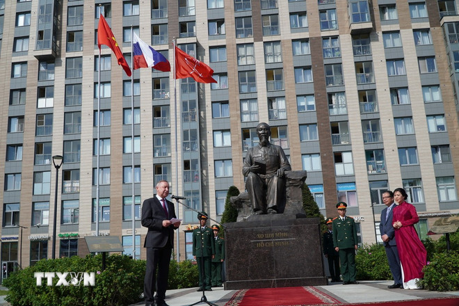 Khánh thành Quảng trường Hồ Chí Minh tại thành phố Saint Petersburg- Ảnh 1. Khánh thành Quảng trường Hồ Chí Minh tại thành phố Saint Petersburg- Ảnh 1.