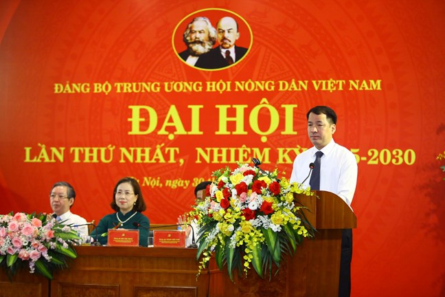 Đại hội Đảng bộ Trung ương Hội Nông dân Việt Nam lần thứ I, nhiệm kỳ 2025-2030, thành công tốt đẹp- Ảnh 6.