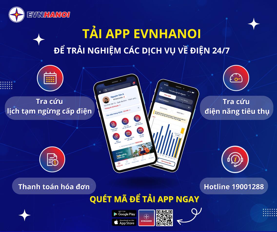 Hóa giải tiền điện tăng 'phi mã' - chọn 'trợ thủ' App EVNHANOI - Ảnh 1. Hóa giải tiền điện tăng 'phi mã' - chọn 'trợ thủ' App EVNHANOI - Ảnh 1.