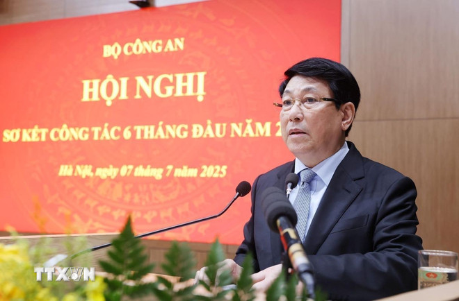 Chủ tịch nước Lương Cường dự Hội nghị sơ kết công tác của Bộ Công an- Ảnh 1. Chủ tịch nước Lương Cường dự Hội nghị sơ kết công tác của Bộ Công an- Ảnh 1.