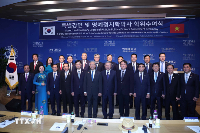 Toàn văn phát biểu của Tổng Bí thư Tô Lâm tại Đại học Yonsei của Hàn Quốc- Ảnh 2. Toàn văn phát biểu của Tổng Bí thư Tô Lâm tại Đại học Yonsei của Hàn Quốc- Ảnh 2.