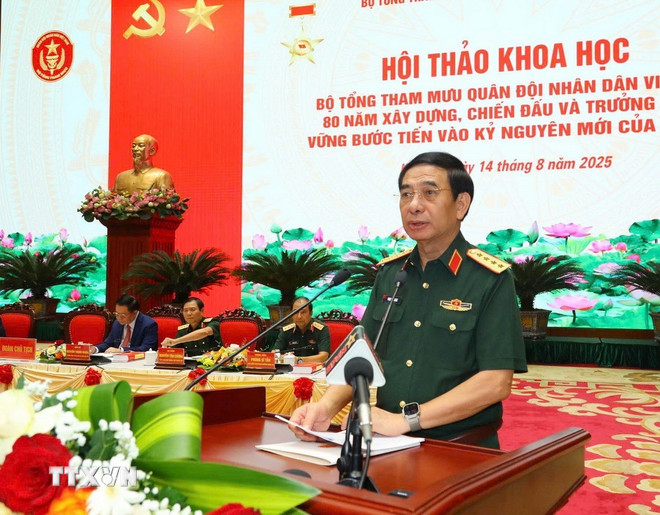 Bộ Tổng Tham mưu Quân đội nhân dân Việt Nam vững bước tiến vào kỷ nguyên mới- Ảnh 2. Bộ Tổng Tham mưu Quân đội nhân dân Việt Nam vững bước tiến vào kỷ nguyên mới- Ảnh 2.