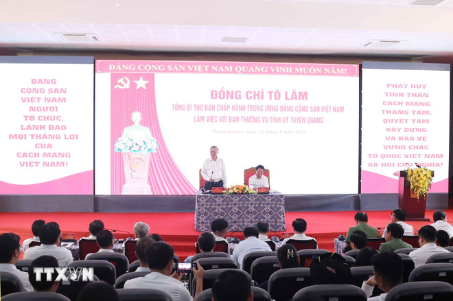 Tổng Bí thư: Định hình vị thế của Tuyên Quang trên bản đồ phát triển quốc gia- Ảnh 2. Tổng Bí thư: Định hình vị thế của Tuyên Quang trên bản đồ phát triển quốc gia- Ảnh 2.