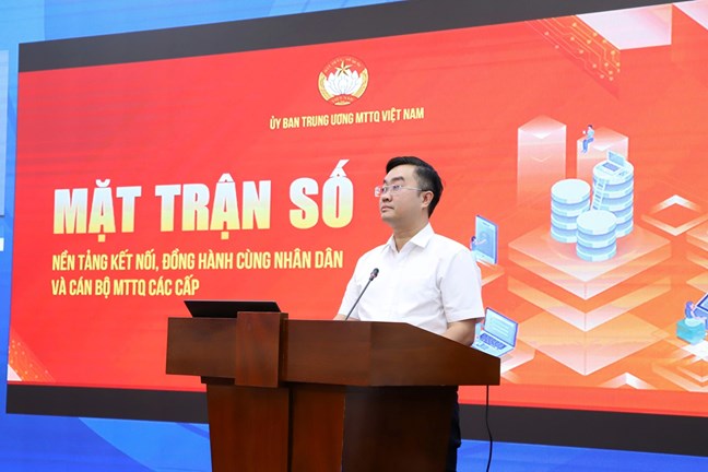 Ứng dụng công nghệ số để MTTQ Việt Nam, các tổ chức chính trị -xã hội đến gần dân, sẵn sàng phục vụ dân- Ảnh 2.