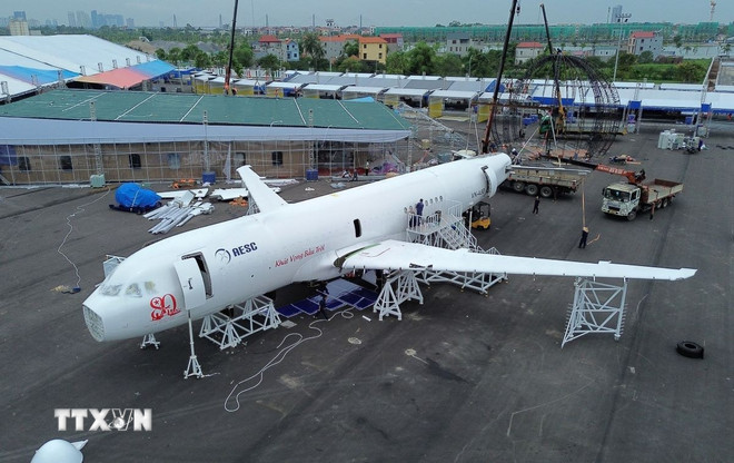 Cận cảnh Trung tâm Triển lãm lớn nhất Đông Nam Á trước ngày khánh thành- Ảnh 1. Cận cảnh Trung tâm Triển lãm lớn nhất Đông Nam Á trước ngày khánh thành- Ảnh 1.