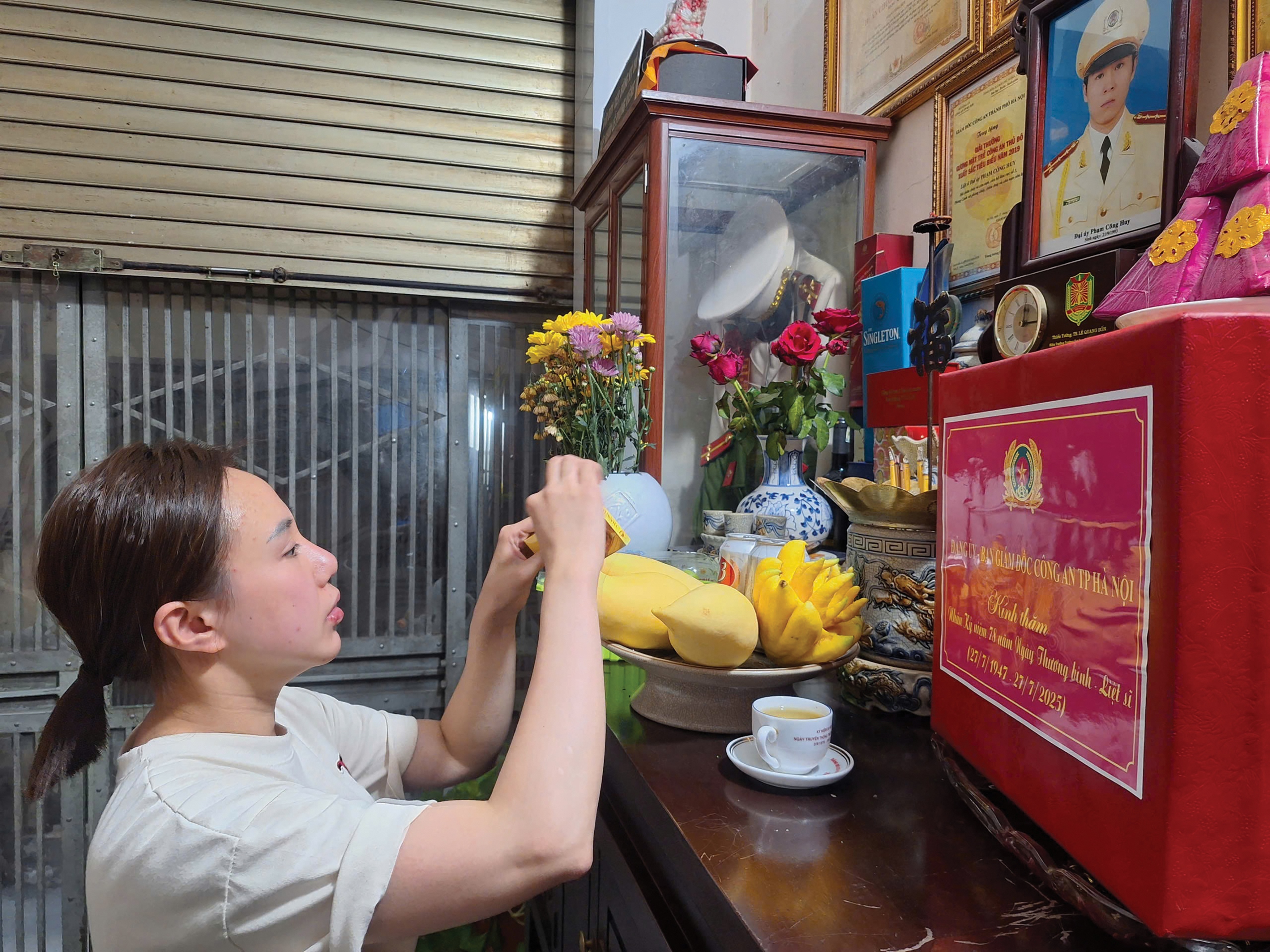 Người vợ liệt sĩ Công an và trái tim thầm giấu nỗi nhớ khôn nguôi- Ảnh 1.
