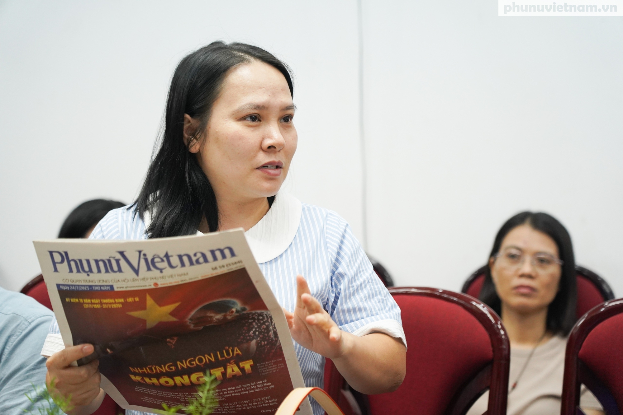 Đoàn cán bộ, học viên Học viện Báo chí và Tuyên truyền đến thực tế tại Báo Phụ nữ Việt Nam- Ảnh 7. Đoàn cán bộ, học viên Học viện Báo chí và Tuyên truyền đến thực tế tại Báo Phụ nữ Việt Nam- Ảnh 7.