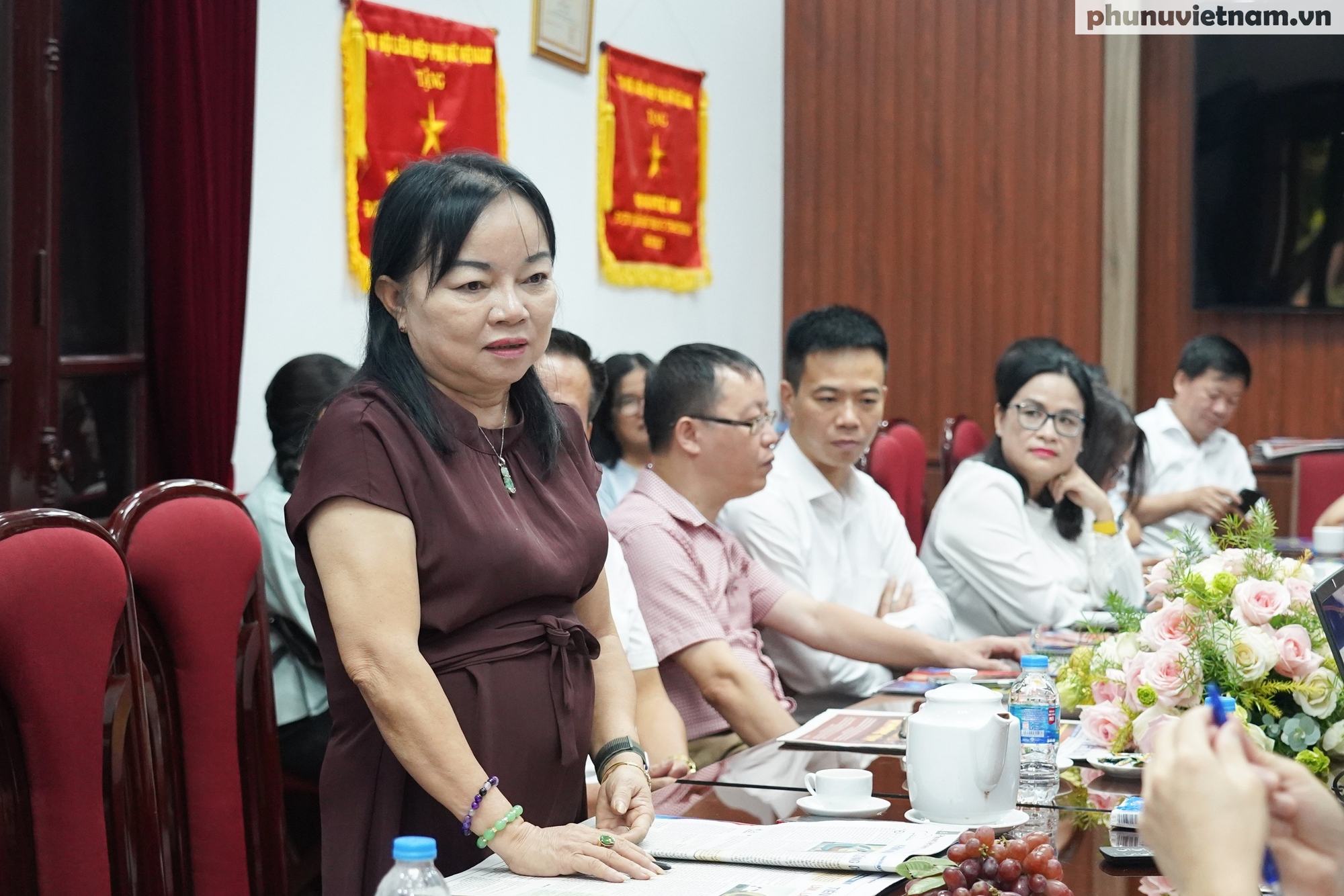 Đoàn cán bộ, học viên Học viện Báo chí và Tuyên truyền đến thực tế tại Báo Phụ nữ Việt Nam- Ảnh 8. Đoàn cán bộ, học viên Học viện Báo chí và Tuyên truyền đến thực tế tại Báo Phụ nữ Việt Nam- Ảnh 8.
