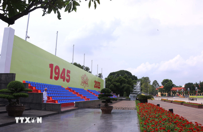 Thường trực Ban Bí thư kiểm tra công tác chuẩn bị Lễ kỷ niệm 80 năm Quốc khánh- Ảnh 1.
