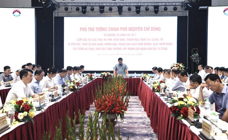 Phó Thủ tướng Nguyễn Chí Dũng làm việc với 5 địa phương để "gỡ vướng", thúc đẩy tăng trưởng- Ảnh 8.