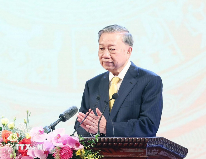 Tổng Bí thư Tô Lâm: Văn hóa phải soi đường, hình thành năng lực mềm quốc gia- Ảnh 1. Tổng Bí thư Tô Lâm: Văn hóa phải soi đường, hình thành năng lực mềm quốc gia- Ảnh 1.