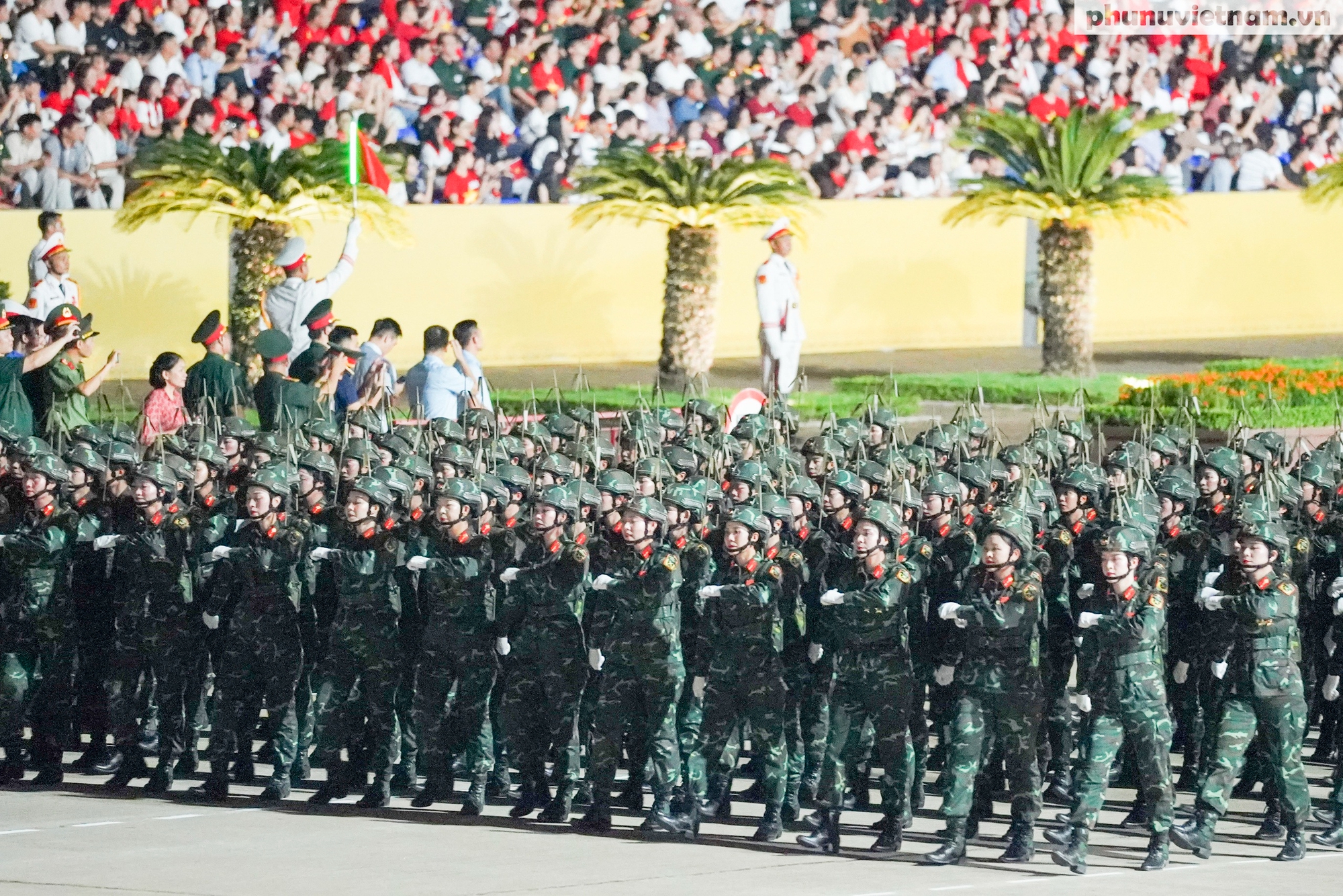 Dấu ấn các khối nữ Quân đội nhân dân Việt Nam trong Tổng hợp luyện duyễn binh, diễu hành lần 2 - Ảnh 16. Dấu ấn các khối nữ Quân đội nhân dân Việt Nam trong Tổng hợp luyện duyễn binh, diễu hành lần 2 - Ảnh 16.