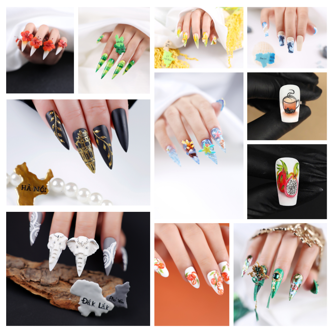 Kelly Pang Nail lan tỏa tinh thần yêu nước qua nghệ thuật nail nhân dịp 80 năm Quốc khánh - Ảnh 3. Kelly Pang Nail lan tỏa tinh thần yêu nước qua nghệ thuật nail nhân dịp 80 năm Quốc khánh - Ảnh 3.