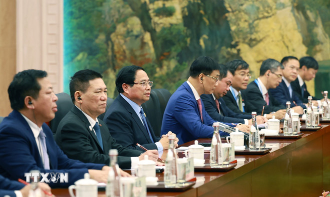 Việt Nam-Trung Quốc mạnh mẽ thúc đẩy quan hệ theo định hướng 6 hơn- Ảnh 1. Việt Nam-Trung Quốc mạnh mẽ thúc đẩy quan hệ theo định hướng 6 hơn- Ảnh 1.
