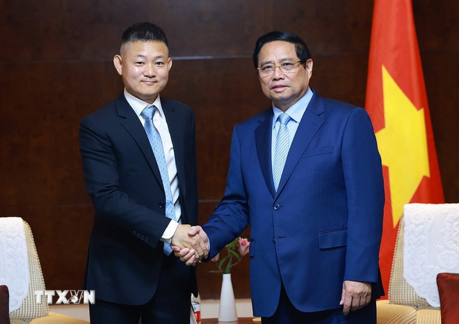 Thủ tướng Phạm Minh Chính làm việc với các Tập đoàn hàng đầu của Trung Quốc- Ảnh 1. Thủ tướng Phạm Minh Chính làm việc với các Tập đoàn hàng đầu của Trung Quốc- Ảnh 1.