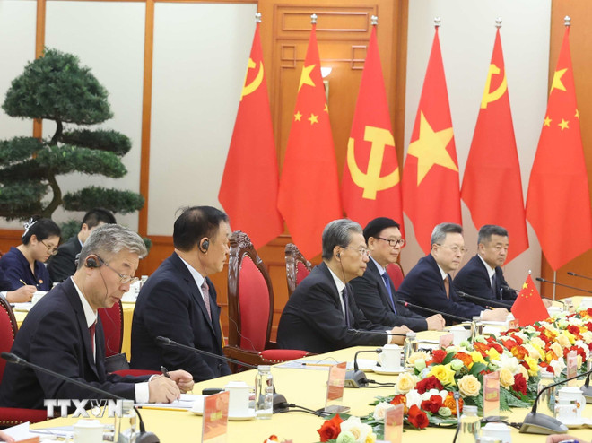 Tổng Bí thư: Làm sâu sắc hơn nữa hợp tác giữa hai cơ quan lập pháp Việt-Trung- Ảnh 2. Tổng Bí thư: Làm sâu sắc hơn nữa hợp tác giữa hai cơ quan lập pháp Việt-Trung- Ảnh 2.