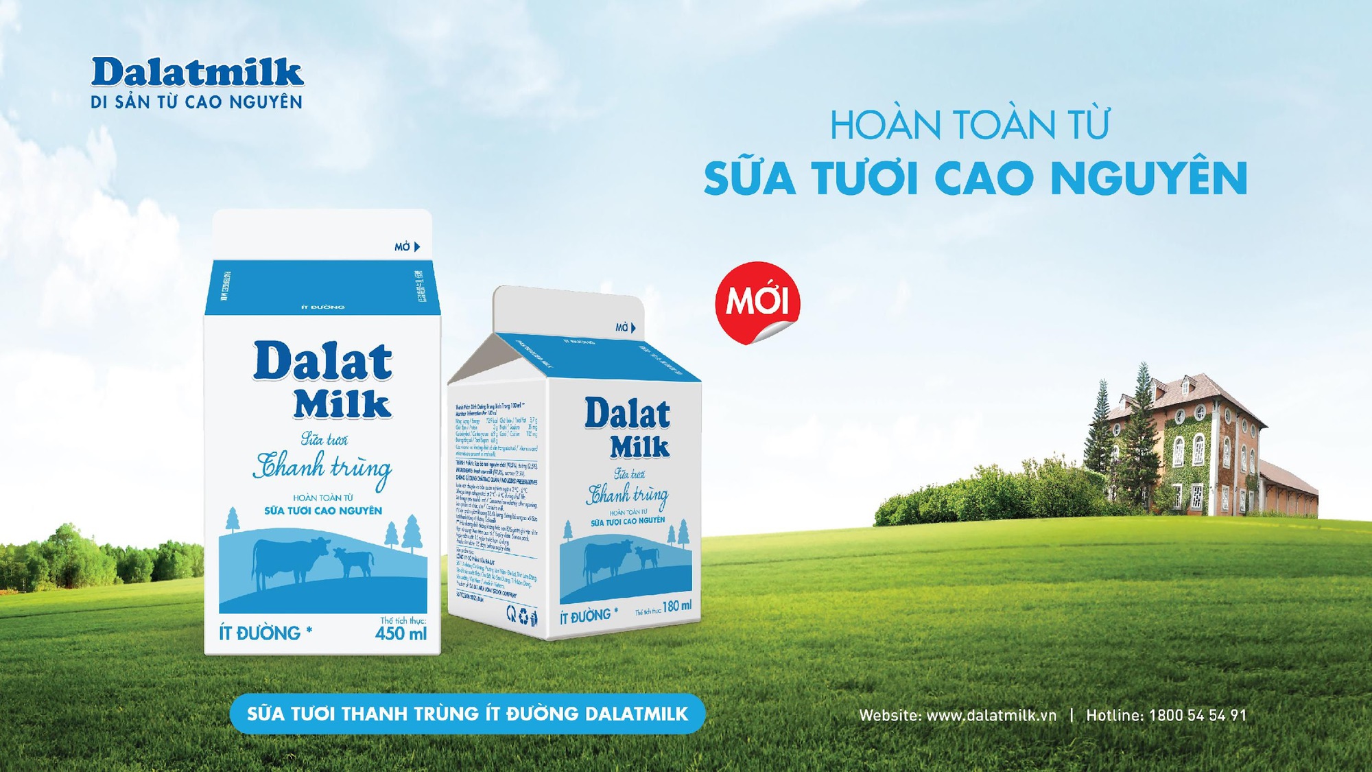 Dalatmilk ra mắt Sữa Tươi Thanh Trùng Ít Đường mới - lựa chọn lành mạnh cho cả gia đình- Ảnh 1.