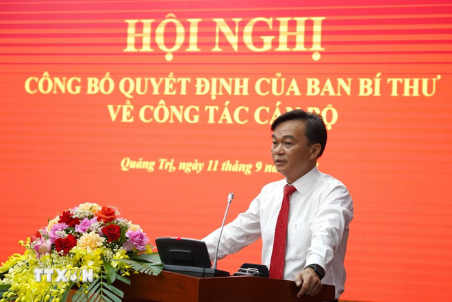 Ông Nguyễn Chiến Thắng giữ chức vụ Phó Bí thư Tỉnh ủy Quảng Trị- Ảnh 1. Ông Nguyễn Chiến Thắng giữ chức vụ Phó Bí thư Tỉnh ủy Quảng Trị- Ảnh 1.