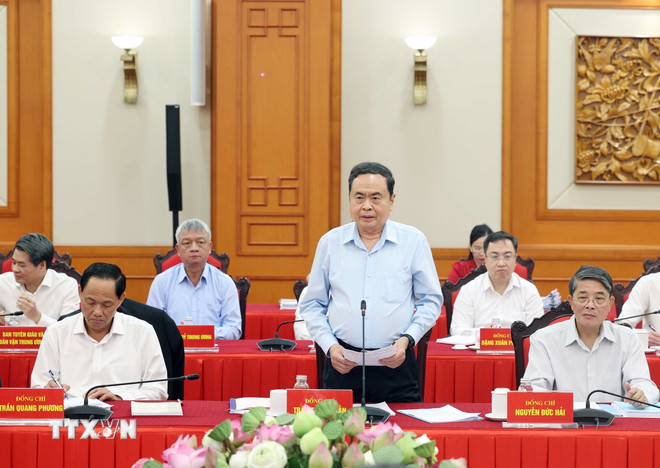 Bộ Chính trị làm việc với Ban Thường vụ Đảng ủy Quốc hội- Ảnh 2.