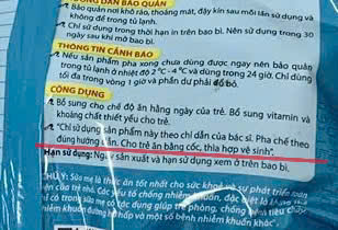Phú Thọ: Nghi vấn sữa kém chất lượng tại Trường mầm non Thịnh Lang- Ảnh 1.