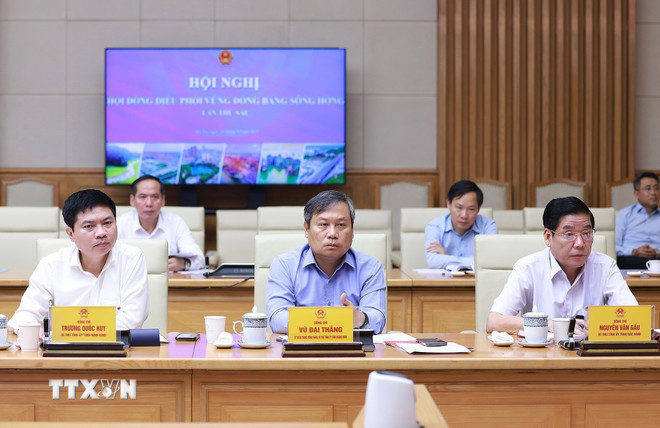 Thủ tướng chủ trì Hội nghị Hội đồng điều phối vùng Đồng bằng sông Hồng- Ảnh 2. Thủ tướng chủ trì Hội nghị Hội đồng điều phối vùng Đồng bằng sông Hồng- Ảnh 2.