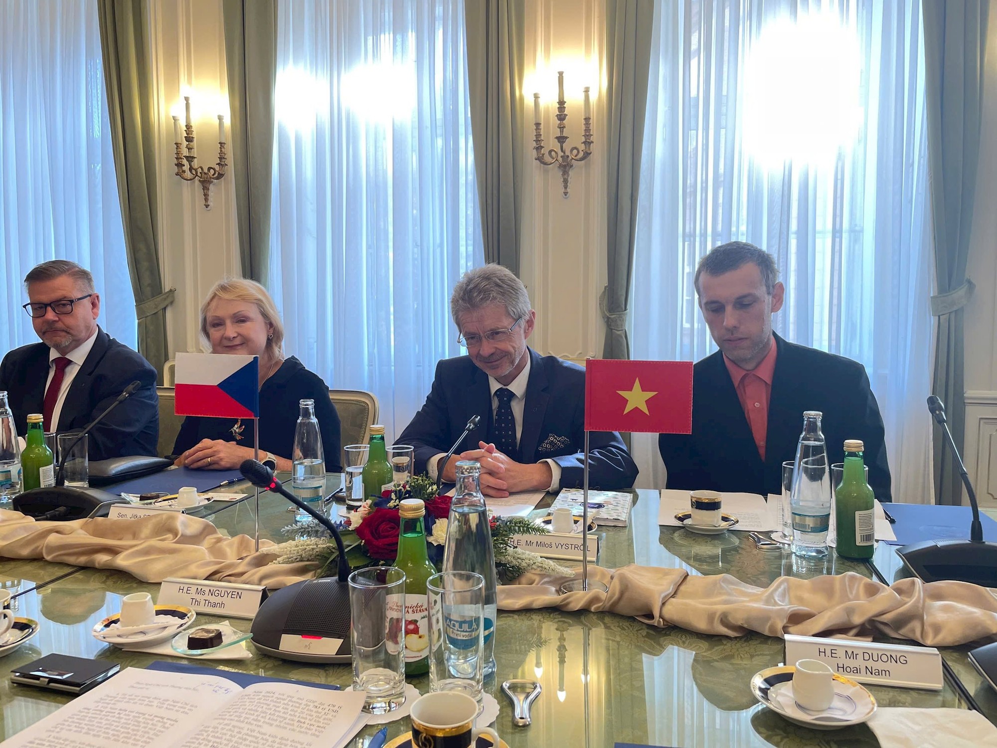Phó Chủ tịch Quốc hội Nguyễn Thị Thanh thăm, làm việc tại Cộng hòa Czech- Ảnh 1. Phó Chủ tịch Quốc hội Nguyễn Thị Thanh thăm, làm việc tại Cộng hòa Czech- Ảnh 1.