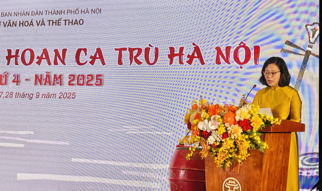 Liên hoan Ca trù Hà Nội lần thứ IV - lan tỏa di sản phi vật thể đặc sắc- Ảnh 1.
