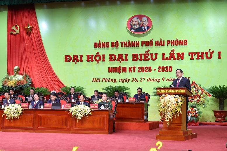 Thủ tướng: Hải Phòng giữ vững vai trò tiên phong, đầu tàu, sớm trở thành thành phố xã hội chủ nghĩa- Ảnh 1.