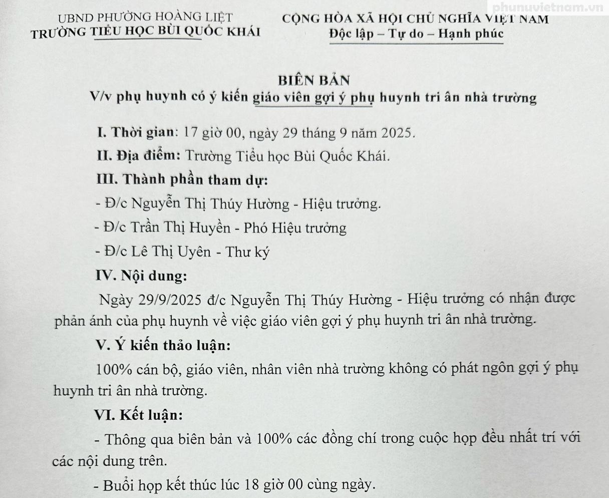 Thực hư chuyện phụ huynh Hà Nội tố nhà trường gợi ý tặng quà tri ân- Ảnh 3.