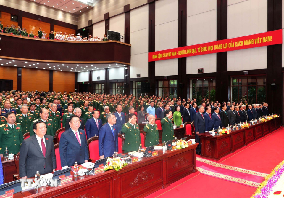 Lãnh đạo Đảng, Nhà nước dự Đại hội đại biểu Đảng bộ Quân đội lần thứ XII- Ảnh 8.