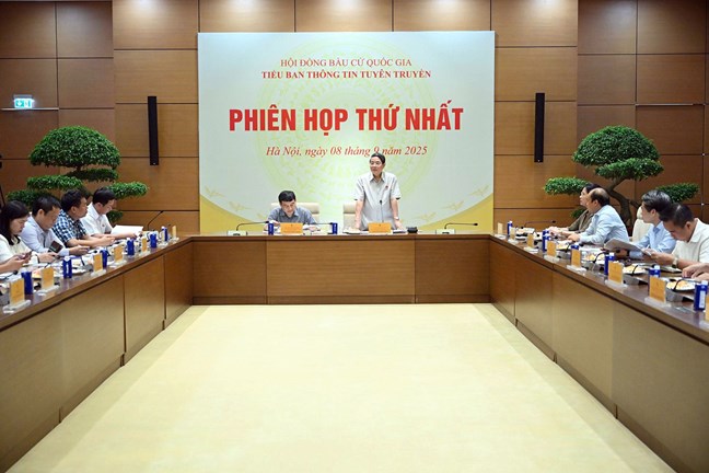 Phiên họp thứ nhất Tiểu ban Thông tin tuyên truyền, Hội đồng Bầu cử quốc gia- Ảnh 1.