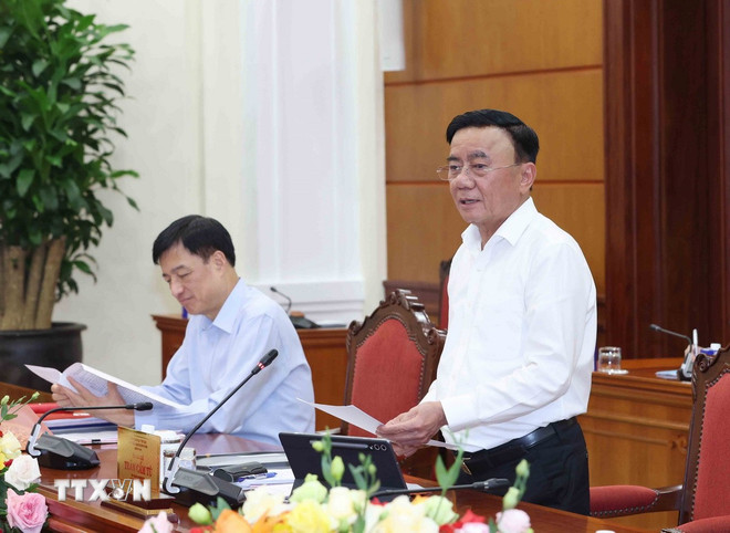 Bộ Chính trị làm việc với Thường vụ Tỉnh ủy Đồng Nai, Vĩnh Long, Đồng Tháp, Quảng Trị, Thái Nguyên và Phú Thọ- Ảnh 3. Bộ Chính trị làm việc với Thường vụ Tỉnh ủy Đồng Nai, Vĩnh Long, Đồng Tháp, Quảng Trị, Thái Nguyên và Phú Thọ- Ảnh 3.