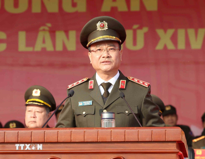 Thường trực Ban Bí thư dự Lễ xuất quân bảo vệ Đại hội lần thứ XIV của Đảng- Ảnh 2.