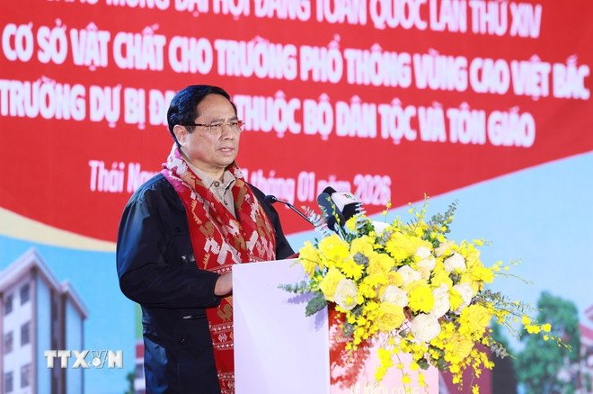 Thủ tướng dự Lễ khởi công Dự án đầu tư cơ sở vật chất cho trường phổ thông vùng cao Việt Bắc- Ảnh 5.