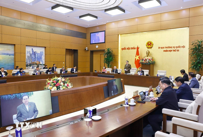 Phiên họp thứ 53 của Ủy ban Thường vụ Quốc hội: Xem xét, thông qua 2 nghị quyết- Ảnh 2.